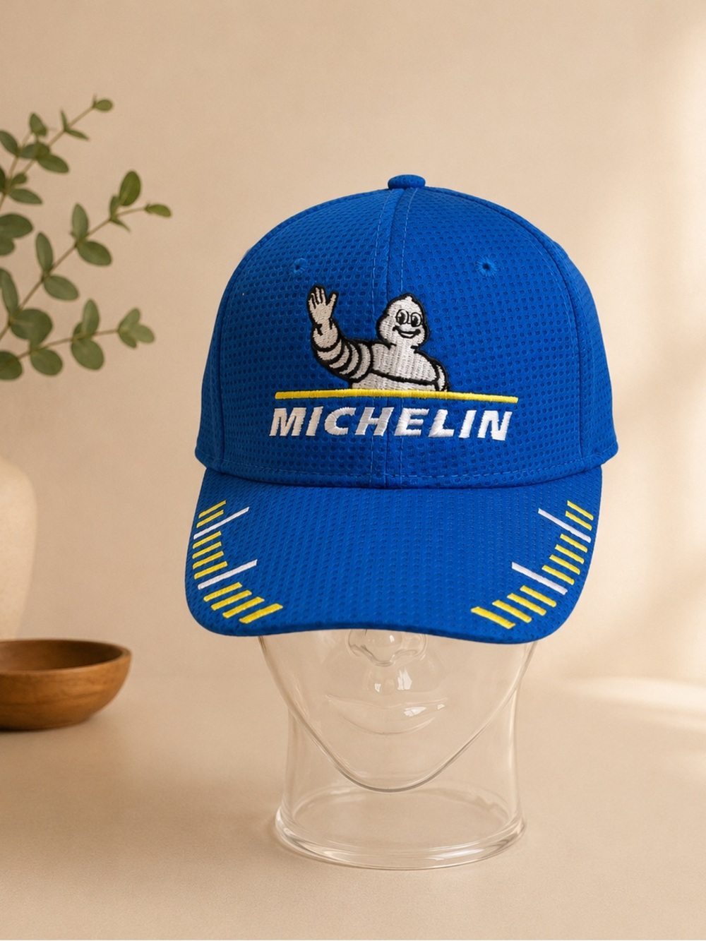 Michelin Blue Logo Mesh Racing Cap OS New